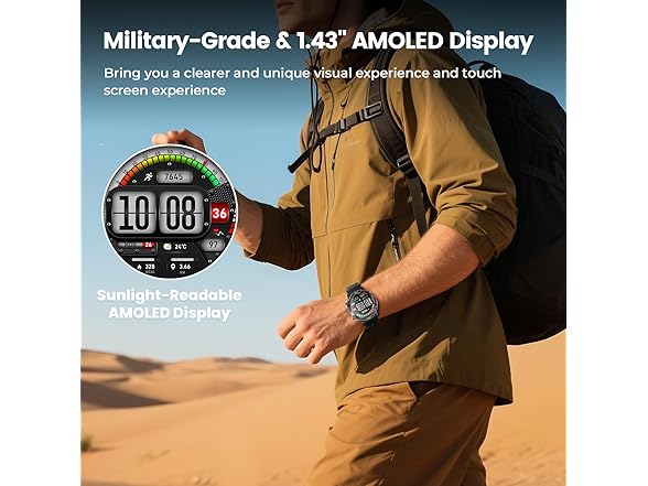 WalkerFit Rugged Smart Watch