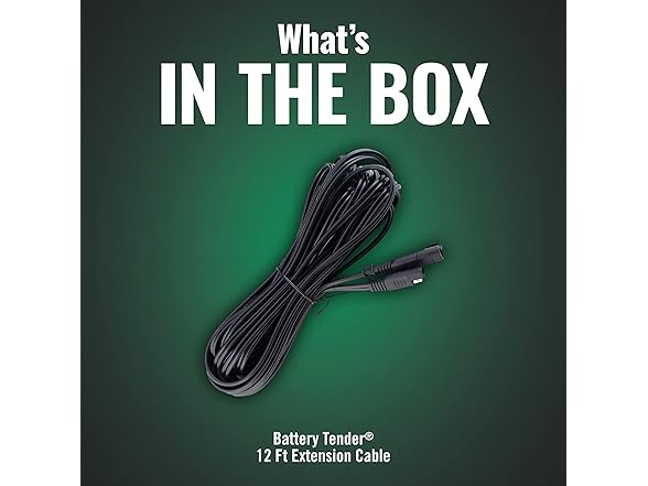 Battery Tender 12 Foot Extension SAE Cable - Designed