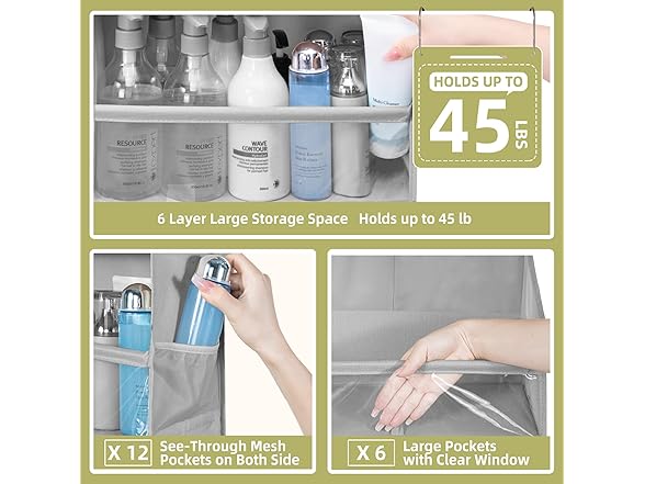 STORAGEIDEAS Over Door Organizer 