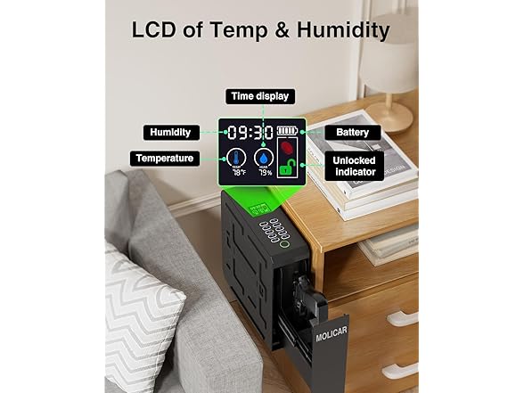 MOLICAR Slider Pistol Safe