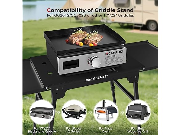 CAMPLUX Propane Griddle Stand