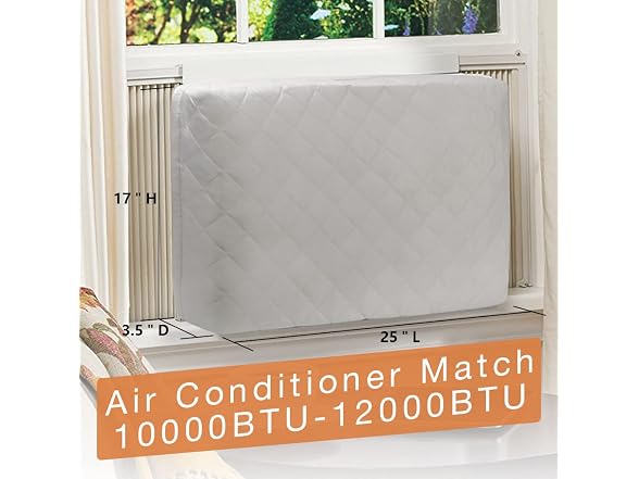 HOXHA Indoor Air Conditioner Cover for Window AC