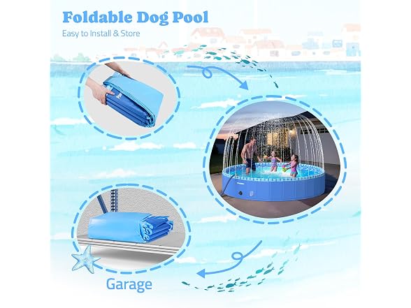 Pawtners Foldable Kiddie Pool
