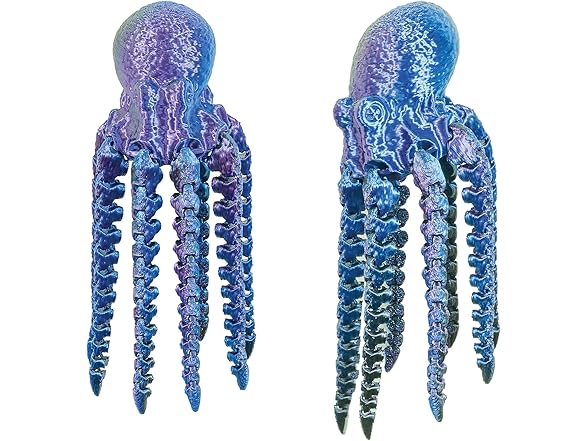 Raymond Geddes 3D Printed Octopus Fidget Toys – Pack of 16