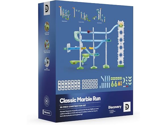 Discovery Marble Run Race Track – 58-Piece