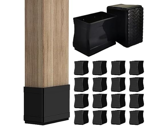 CHWM 1" x 1.5" Rectangle Chair Leg Floor