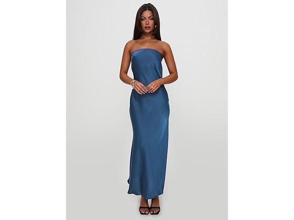 Princess Polly Haley Satin Strapless Maxi