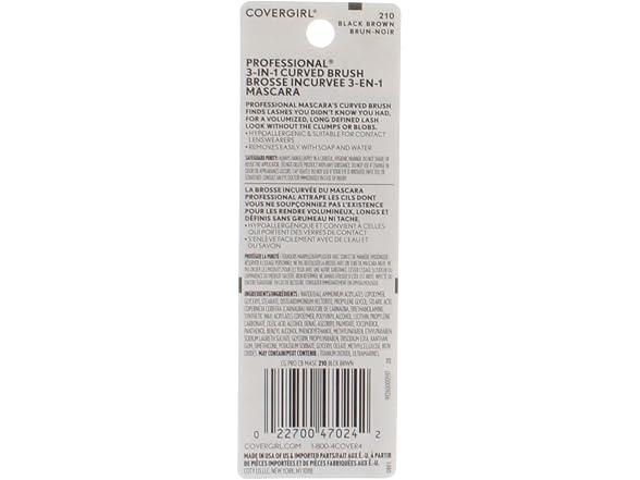 CoverGirl 3in1 Curved Brush Mascara 3pk