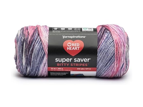 Super Saver Bitty Stripes Yarn