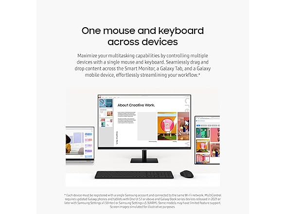 Samsung 32" FHD Monitor | LS32DM500ENXGO