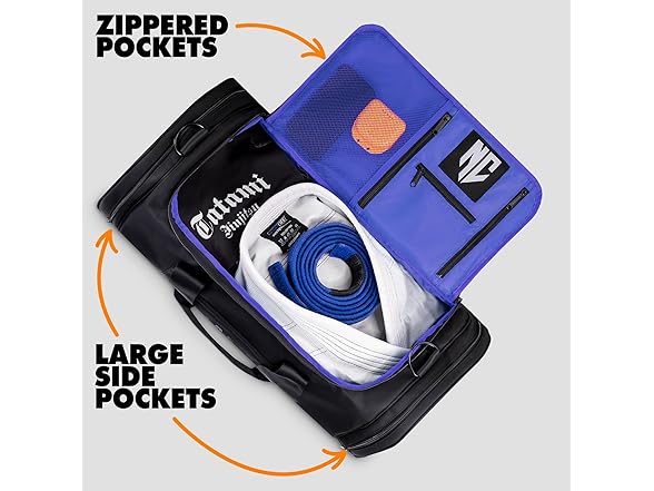 Notorious BJJ Jiu Jitsu Duffel Black/Blue