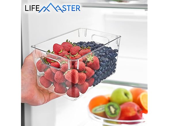 Lifemaster Multi-purpose Refrigerator Bins - 10 pc