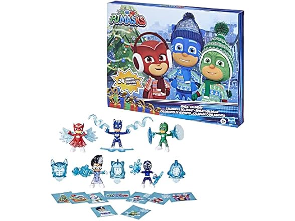 PJ Masks Kids Advent Calendar, 24 Daily Surprises