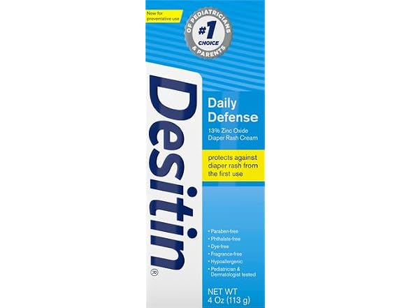 Desitin Daily Defense Diaper Rash Cream 4oz