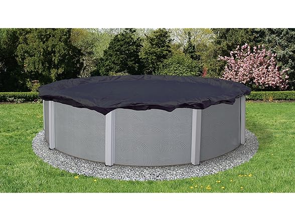 thumbnail image 2 of Winter Block 18' Round Blue Above-Ground Winter Pool Cover – Solid Polyethylene 2 of 5