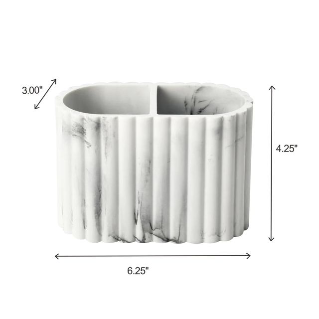 J&V Textiles 8Pc Bathroom Accessories Set WHITE - Gallery 11