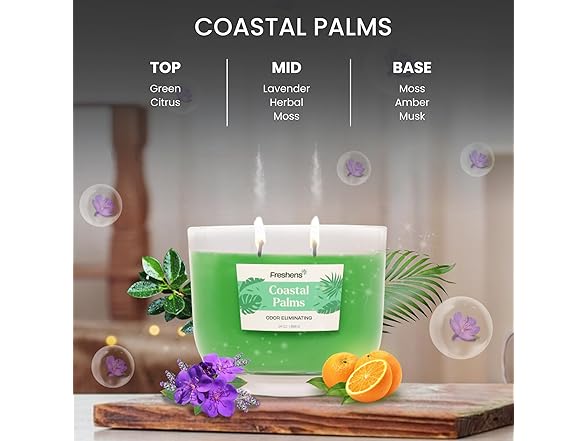 Carolina Freshens 14oz Candle 2-Wick