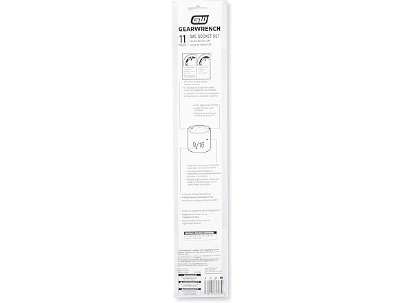 Gearwrench 80703 11 Pc SAE Socket Set