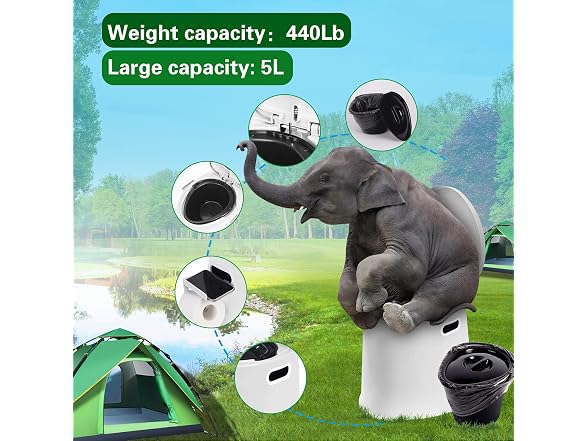 Tiktun Portable Camping Toilet