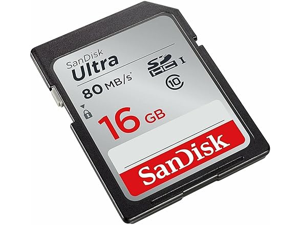 SanDisk Ultra 16GB Class SD Memory Card (5-Pack)