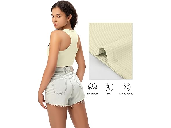 Ggov Women Sports Crop Tank Tops Women Tops Shirts