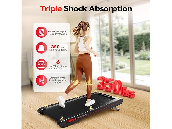 Sperax 3-in-1 Walking Treadmill | 10% Incline