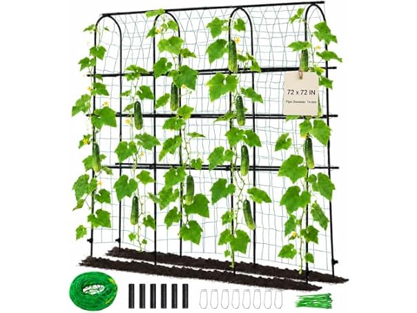 $23.99, Was $49.99, 52% Off! OTOSUNNY 6ft Raised Bed Garden Arch dealfomo