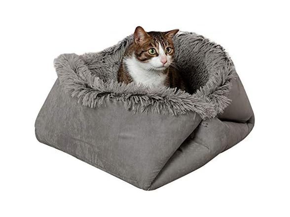 Furhaven Self-Warming Cat Bed for Indoor Cats