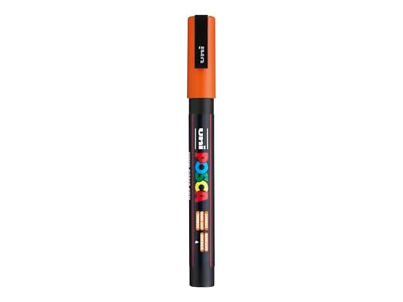 POSCA? PC-3M Paint Markers, Reversible Fine Tip, Orange