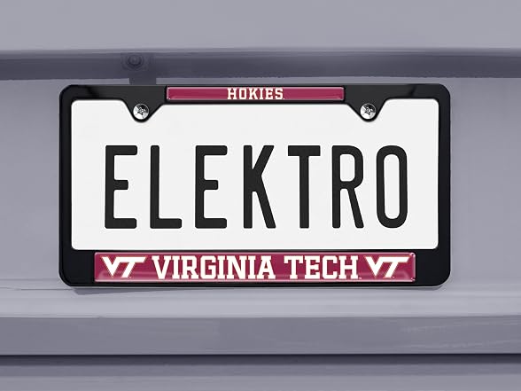 VIRGINIA TECH HOKIES 3D Doming All-Metal Accessory