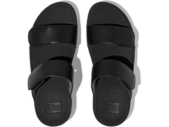 FitFlop Lulu Adjustable Leather Slides