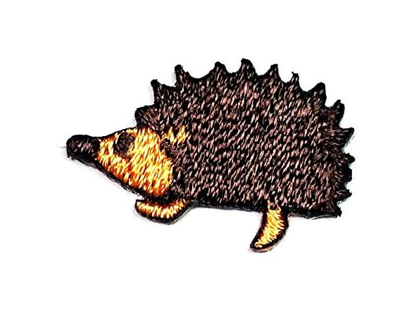 GS912 Set 3 Pcs Mini Small Hedgehog Cartoon Patches