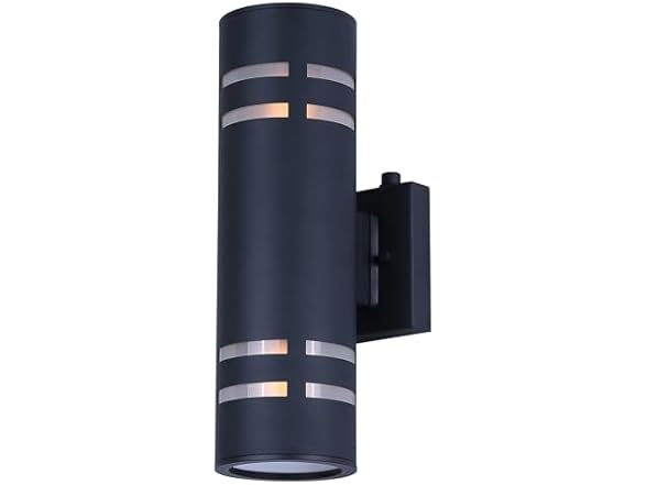 2-Light Outdoor Lantern 13" Black