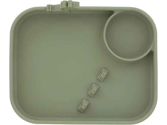 Nuby Giraffe Silicone Rectangle Plate