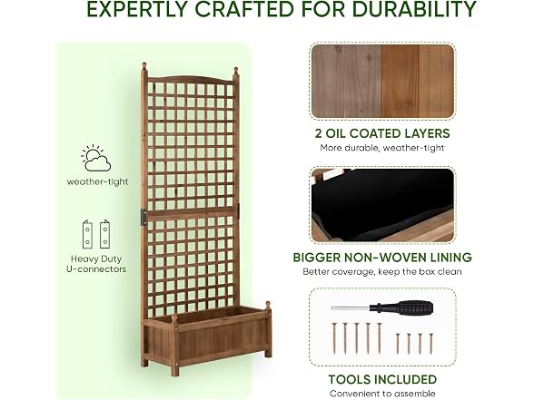 Idzo 71" Raised Garden Bed