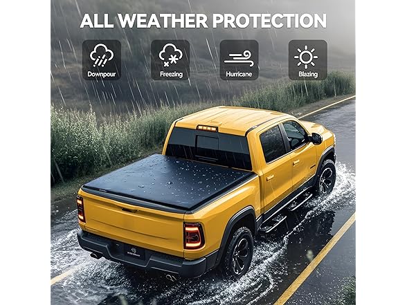 Tri-Fold Tonneau Cover Dodge Ram 5.7ft