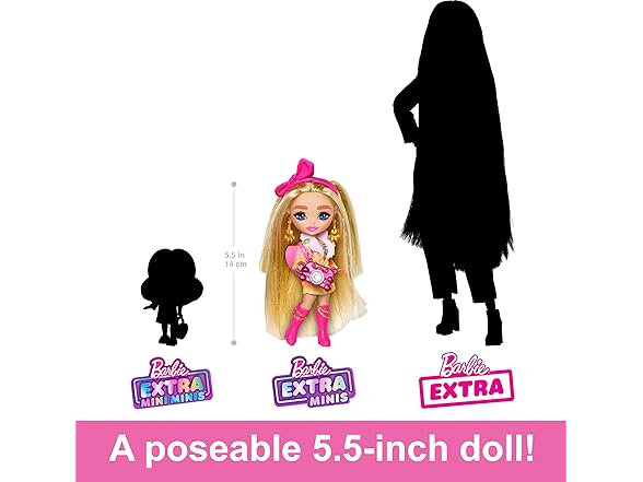 Barbie Fly Minis Travel Doll, Safari