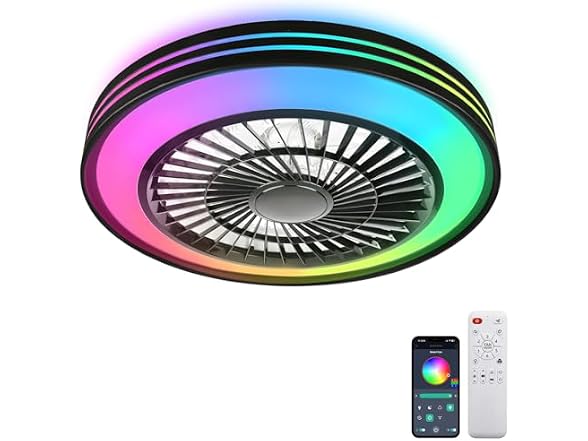 WUTGHUI Ceiling Fan w/Remote