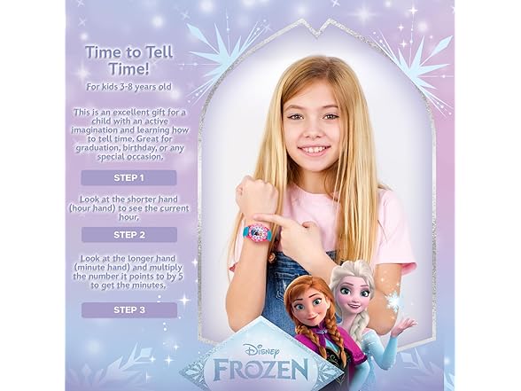 Disney Frozen Watch For Kids - Elsa Anna