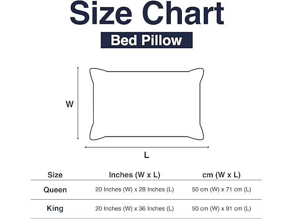 Casual Living Bed Pillows King Size Set of 2