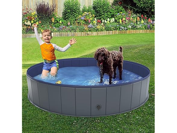 Niubya Foldable Dog Swimming Pool