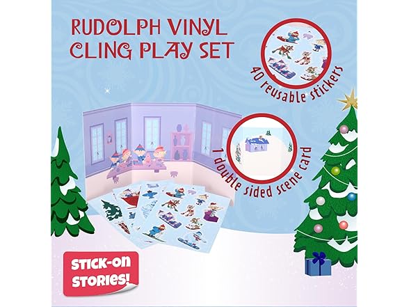 Kids Preferred Rudolph The Red Nose Reindeer Stickers