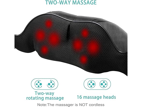 AERLANG Shiatsu Back and Neck Massager