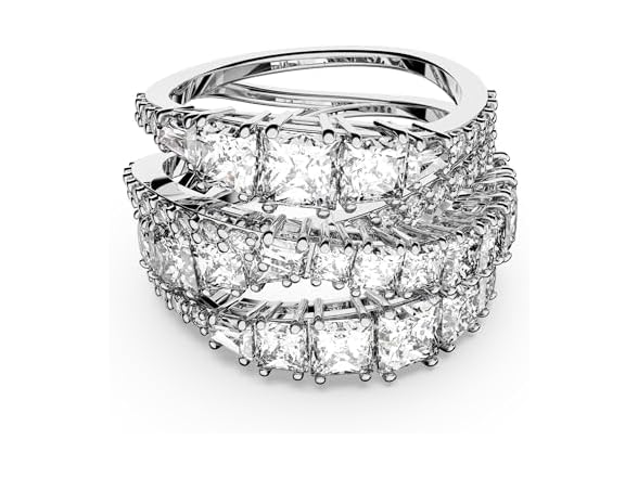 Swarovski Hyperbola Ring, Mixed Cuts (7)