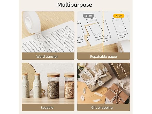 Invisible Tape 12 Rolls 0.75"x1000"