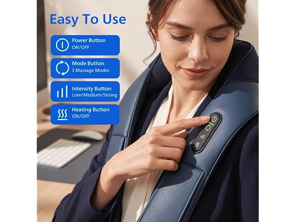 PHILIPS Cordless Shiatsu Massage Pillow