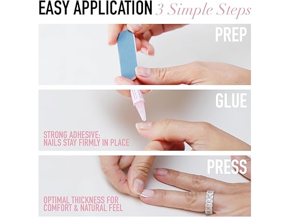Glamnetic Press On Nails - Berry Fizz