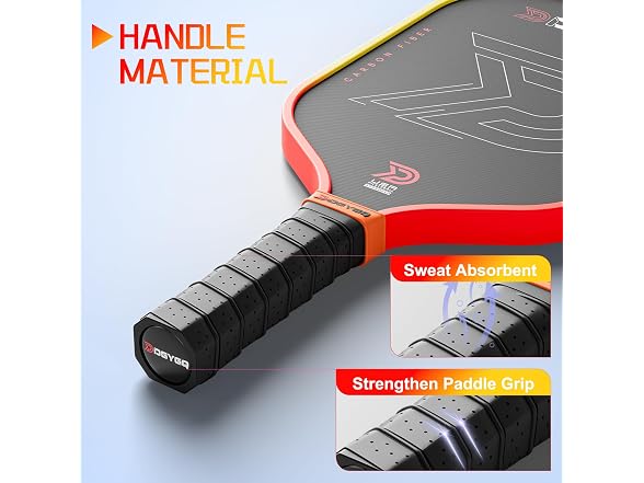 DGYGQ Pickleball Paddles, T700 Raw Carbon Fiber