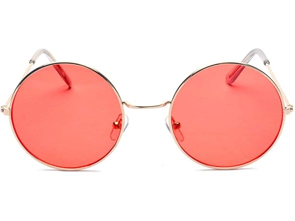 ALWAYSUV Round Small Flat Sunglasses