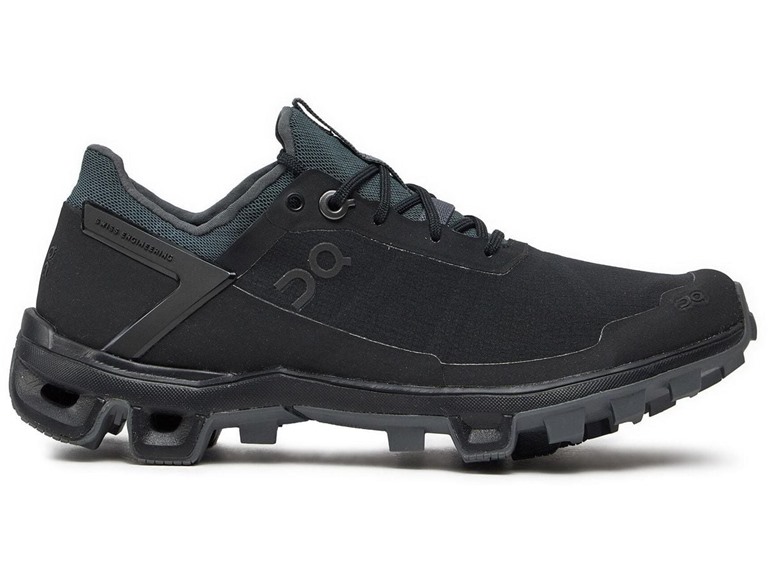 On Running 34.99612 5.5 On Running Cloudventure Peak 2 Women's Shoes Black/Rock Black/Rock